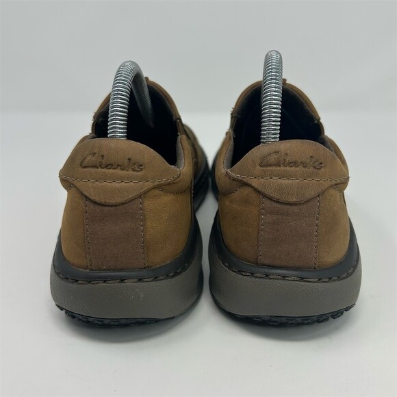 Clarks Pro Step Men\'s Loafers Brown Slip-On Comfort Casual Workwear Shoes Size 8 main image 11